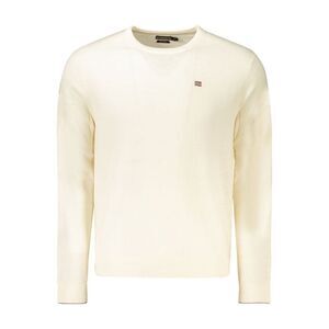 Napapijri White Wool Men Men's Sweater